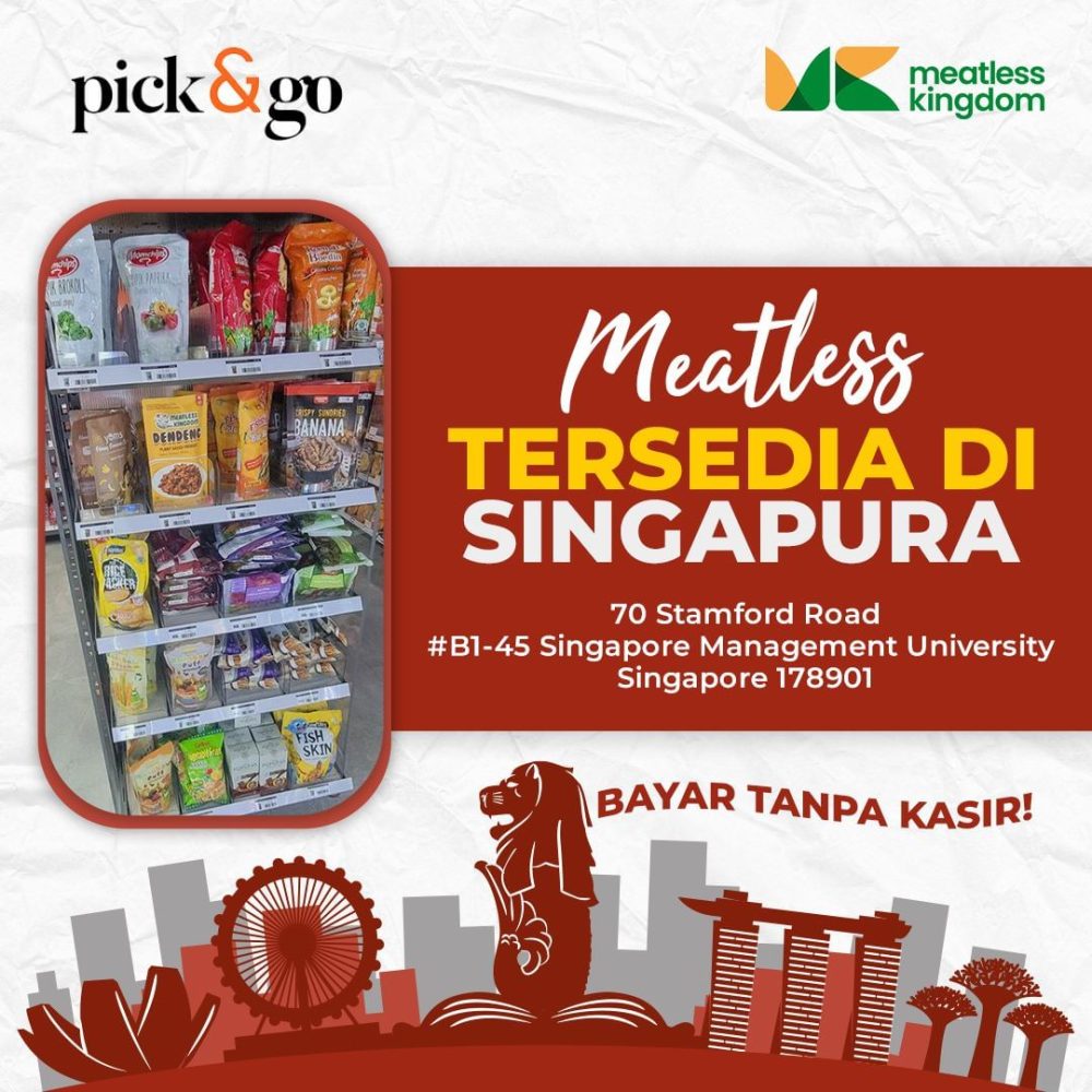 Meatless Kingdom goes to Singapore and is available at Pick & GO Mini