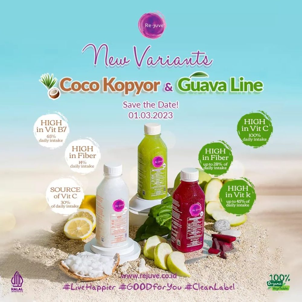 Re.juve offers new Coco Kopyor and Guava Line - Mini Me Insights