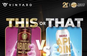 New Singaraja Apidin features Singaraja beer and chardonnay white wine