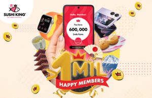 Sushi King Celebrates One Million Happy Members With More Than RM1,000,000 in Rewards
