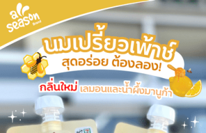 All Season new Lemon and Honey Manuka drinking yogurt