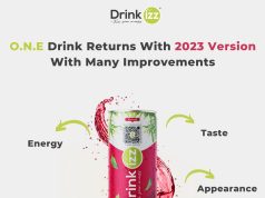 Drinkizz introduces 2023 edition of its organic energy drink O.N.E Drink