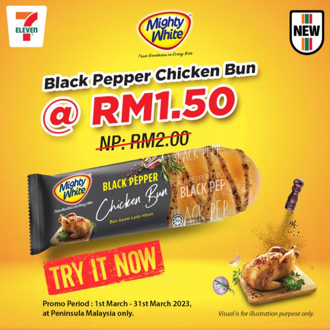Try the new Mighty White Black Pepper Chicken Bun now Mini Me Insights