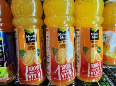New Minute Maid Plus+ Orange Fruit Drink offer 100% of NRV in vitamin C