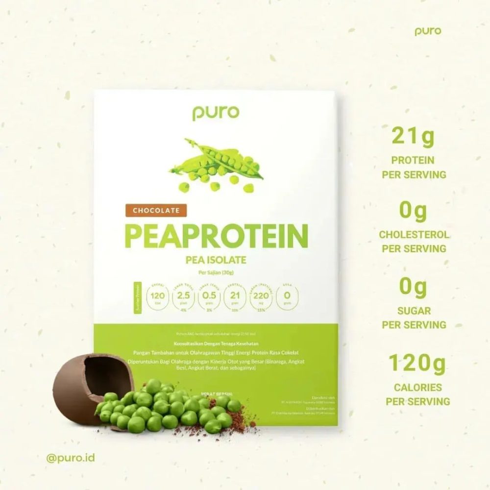 Puro Pea Protein Isolate Chocolate debuts in Indonesia Mini Me Insights