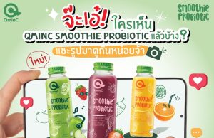 New QminC Smoothie Probiotic helps improve digestive system