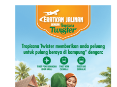 FREE Trips To Get Home To Your Loved Ones This Raya Courtesy of Tropicana Twister!