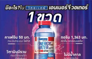 Vitaday has a wake-me-up functional vitamin water