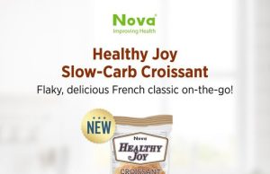 Nova Laboratories releases Healthy Joy Slow-Carb Croissant in a single, easy-to-carry pack