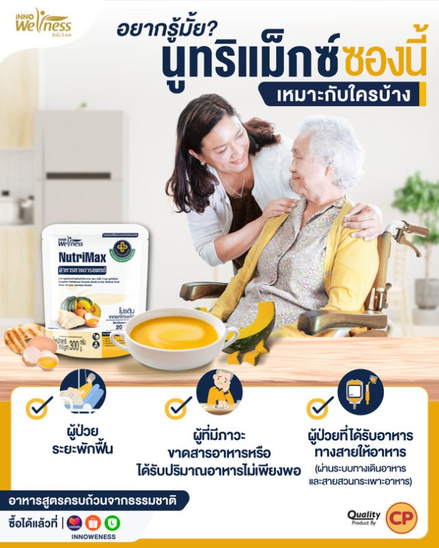 Innoweness NutriMax by CP Foods targets elderly and those recovering ...