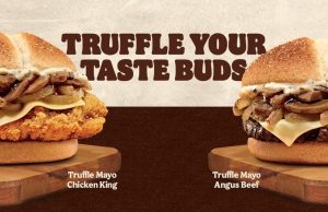 Try the new Burger King Truffle Mayo burgers