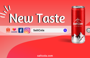 SaltCola by KrõBe in Thailand offers a sweet and salty taste to cola