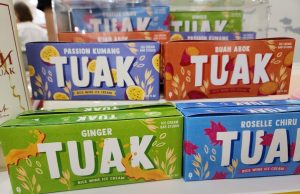 Tuak ice cream by Ice Cream Bar Studio Miri showcased at FHA 2023
