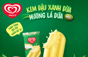 Wall’s Vietnam new coconut ice cream with mung beans