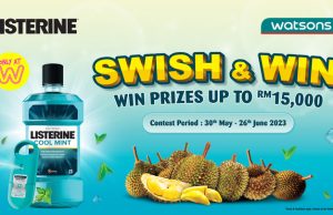 Win a Durian Feast with Listerine® X Watsons “Swish & Win” Contest!