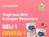 New Tropicana Slim Collagen Drink Strawberry for a moment of self love
