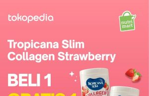 New Tropicana Slim Collagen Drink Strawberry for a moment of self love