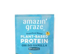Amazin’ Graze plant-based protein blend now in 35g sachet for greater portability