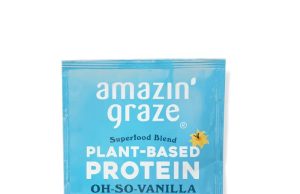 Amazin’ Graze plant-based protein blend now in 35g sachet for greater portability