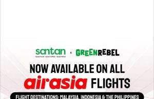 Green Rebel Foods bring plant-based to the air on AirAsia flights