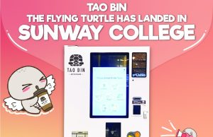Tao Bin beverage vending machine now in Malaysia