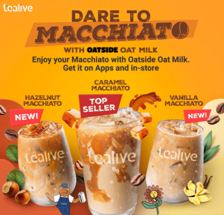 Tealive New Fresh Fruit Cooler Series And Dare To Macchiato Plus 