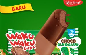 Glico Wings offers affordable iced treat Waku Waku Choco Dinosaur