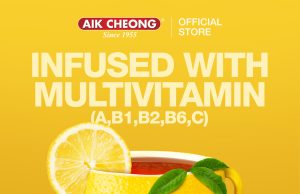New Aik Cheong Cafe Art Lemon Tea with multivitamins