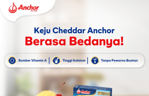 Anchor Cheddar Cheese now available in Indonesia