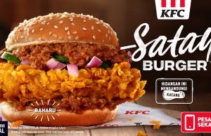 New KFC Satay Burger for the Merdeka months