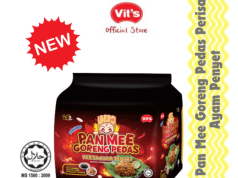 Vit’s Instant Pan Mee now available in two spicy flavours