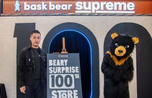 âBear Pawâ service at Bask Bear Coffeeâs 100th store carnival