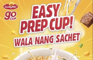 New Lucky Me! Go Cups without the sachets