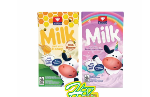 Diamond Food UHT Milk now with Honey and Marshmallow flavours