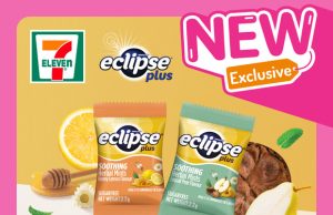 Get the new Eclipse Plus Sugarfree Soothing Herbal Mints at 7-Eleven Singapore