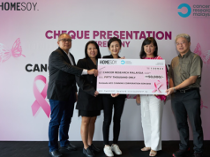HOMESOY Donates RM50,000 to Cancer Research Malaysia In Conjunction with Breast Cancer Awareness Month