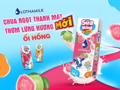 Lothamilk launches new pink guava flavoured fermented milk drink, 500ml carton milk
