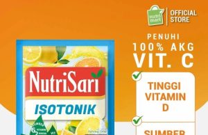 Consumers now has the sachet option for isotonic drink with Nutrisari Isotonik