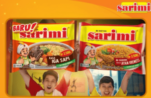 Indofood CBP sells Sarimi instant noodles for an affordable price of IDR 2,500