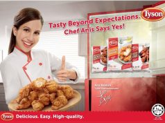 Chef Anis Nabilah said “Yes” to Tyson, for being TASTY BEYOND EXPECTATIONS!