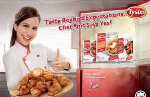 Chef Anis Nabilah said “Yes” to Tyson, for being TASTY BEYOND EXPECTATIONS!