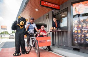Bask Bear scores a first with a drive-through at GPO Malacca