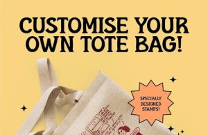 Personalise Your Own Tote Bag and Sample Melvados and Nutriient’s New Halal-certified and Diabetic-Friendly Brownie this Weekend!