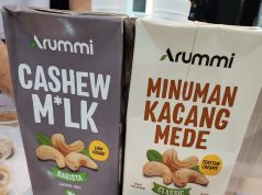 Indonesian cashew drink Arummi has a new look, new barista edition