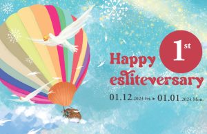 eslite spectrum Kuala Lumpur celebrates 1st esliteversary with Adorable Giant Paper Art Hot Air Balloon Installation!