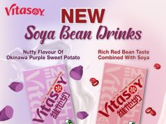 Vitasoy Singapore launches Okinawa Purple Sweet Potato Soya Bean Drink and the Red Bean Soya Bean Drink