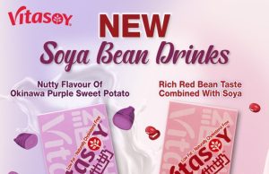 Vitasoy Singapore launches Okinawa Purple Sweet Potato Soya Bean Drink and the Red Bean Soya Bean Drink