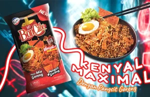 Mi BonCabe Goreng Level 15 now with pangsit goreng
