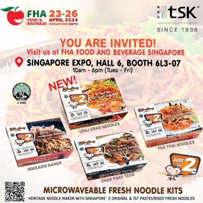 TSK Foods showcases new Kang Kang Chili Crab Noodle Box and fresh rice ...