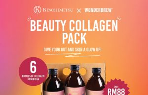 New Collagen Kombucha by WonderBrew x Kinohimitsu that nourishes inside out